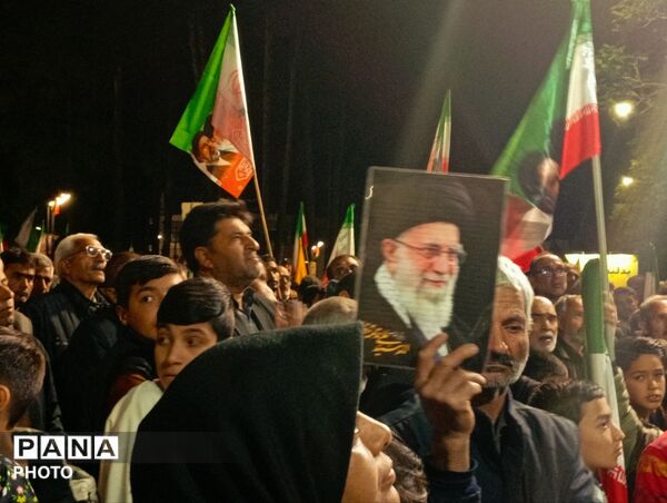 اجتماع مردم خلیل آباد در شب چهل و یکم از شهادت رهبر معظم انقلاب اسلامی