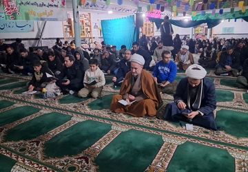 برگزاری مراسم ویژه احیای مهدوی در مسجد صاحب الزمان آشخانه 