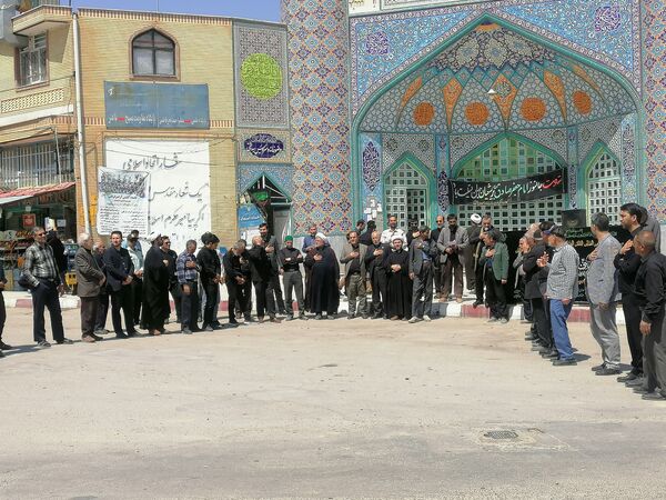 دسته‌روی هیات مذهبی سملقان در سالروز شهادت امام جعفر صادق(ع)