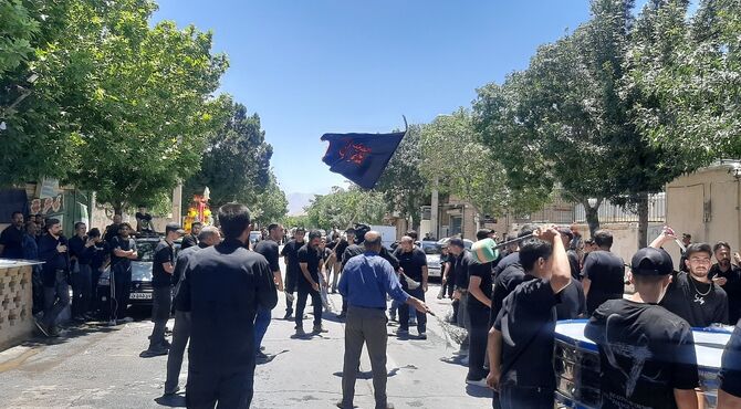 تجمع بزرگ عزاداران حسینی در شازند و روستای نورآباد
