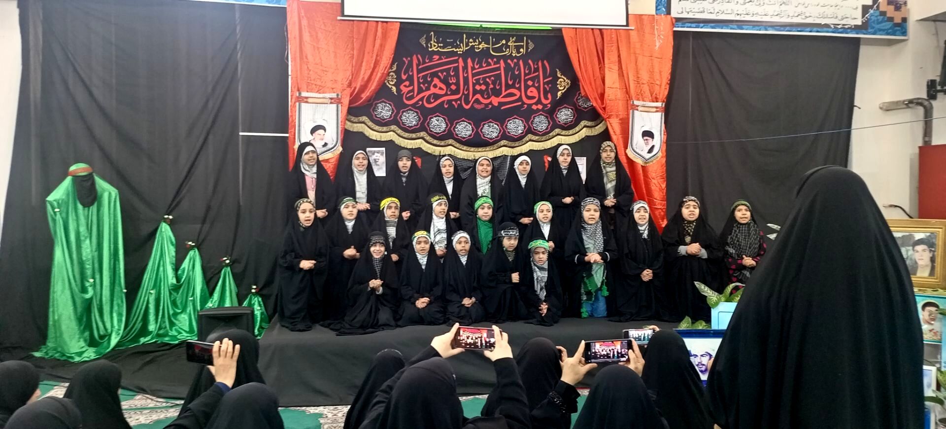 مراسم شهادت حضرت ام البنین در مسجد حضرت محمد (ص) برگزار شد