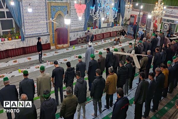 ضیافت افطاری در شب بیست و سوم ماه مبارک رمضان مسجد جامع شهر بار 