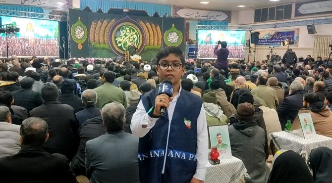 مراسم گرامیداشت سالروز شهادت حاج قاسم سلیمانی، ۷۸شهید مدافع حرم و شهدای تیپ فاطمیون