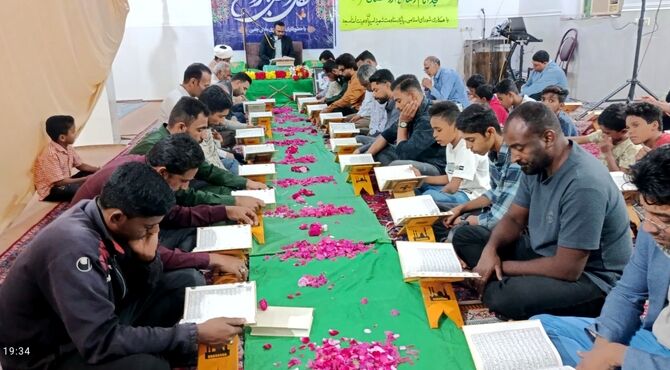 نور قرآن و معنویت ماه رمضان در مساجدجغین 