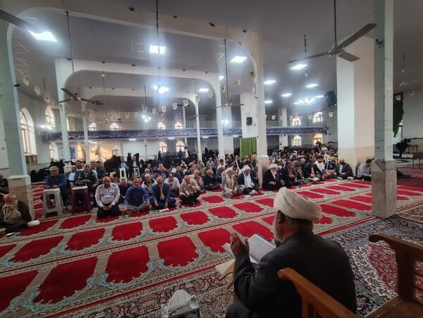 مراسم دعای عرفه در شهر درق