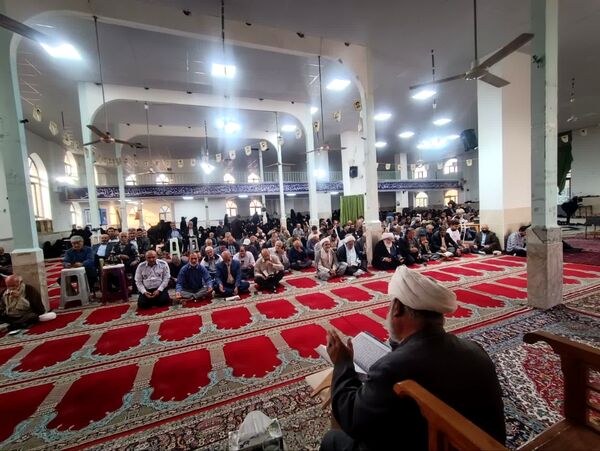 مراسم دعای عرفه در شهر درق