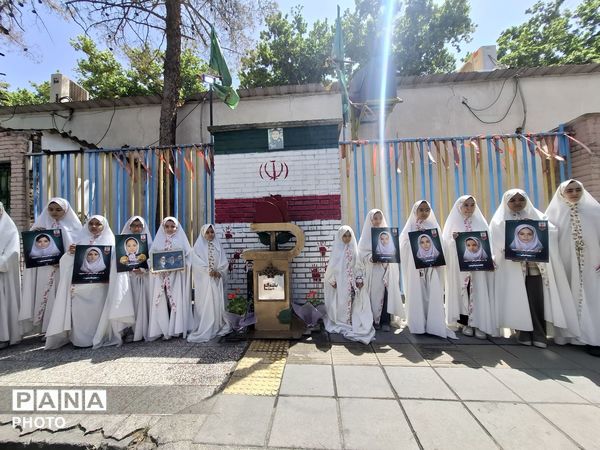 طنین اندازی سرود دختران میقات در مقتل شهید آرمان علی وردی