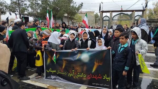 برگزاری مراسم راهپیمایی قدس در روستاهای صرم و جعفرآباد قم
