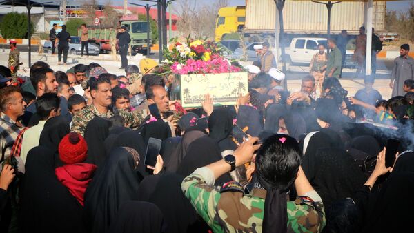 تشییع پیکر مطهر شهید گمنام در روستاهای شهرستان ریگان