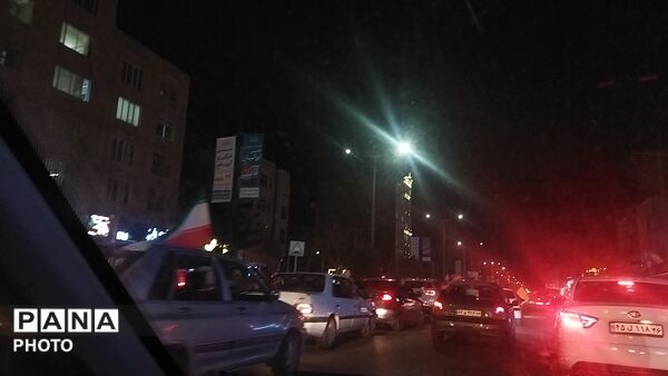 رژه ماشینی در بلوار فضل نیشابور 
