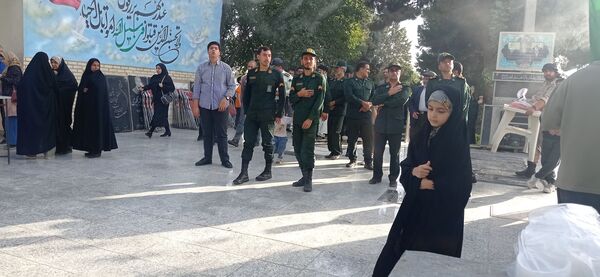 مراسم یادواره شهدای نیشابور درجوار آرامگاه فضل بن شاذان