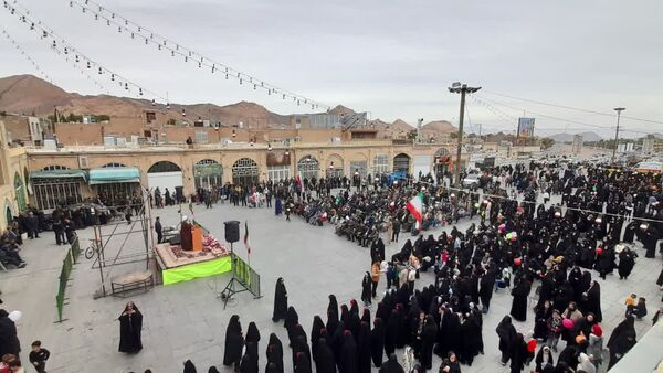 جشن بهار انقلاب در راهپیمایی ۲۲ بهمن در تفت