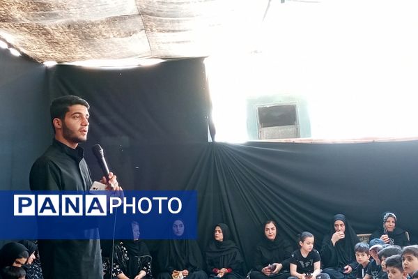 سوگواری سیدالشهدا در دبستان تربیت نصیر شهر