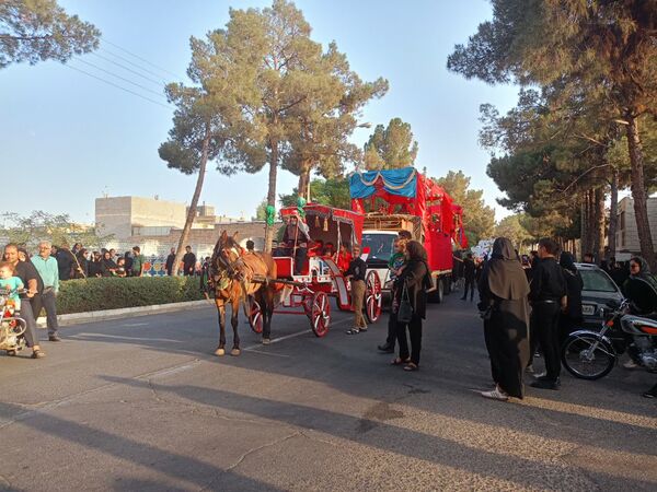 مراسم دسته بنی اسد در کاشمر