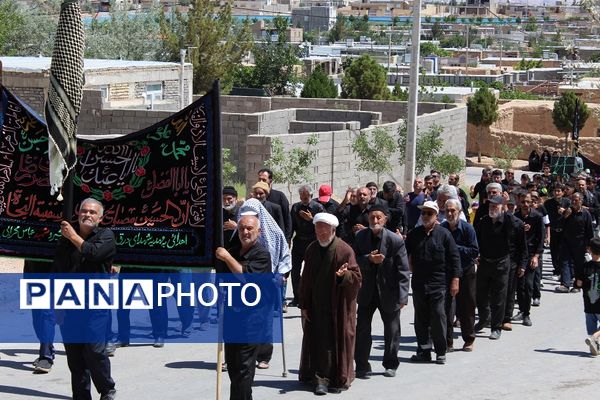 مراسم عزاداری عاشورای حسینی در شهر درق
