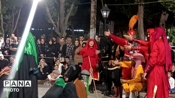 مراسم شبیه خوانی در میدان باغشمال تبریز