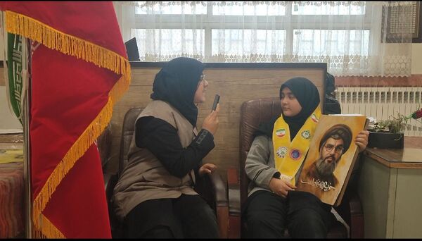 مراسم گرامیداشت شهدای مقاومت در دبیرستان گلشن آزادی مشهد