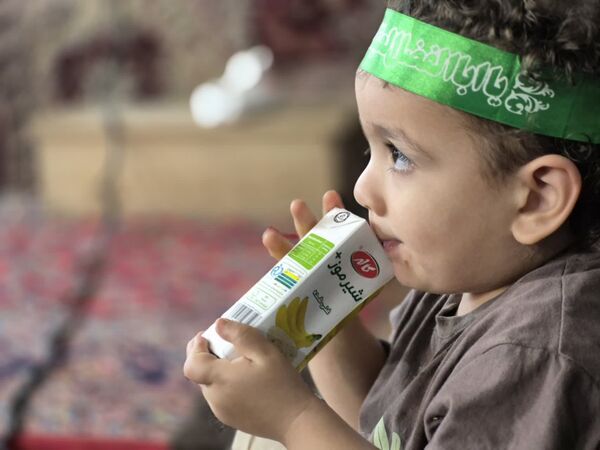 مراسم شیرخوارگان حسینی در بلده