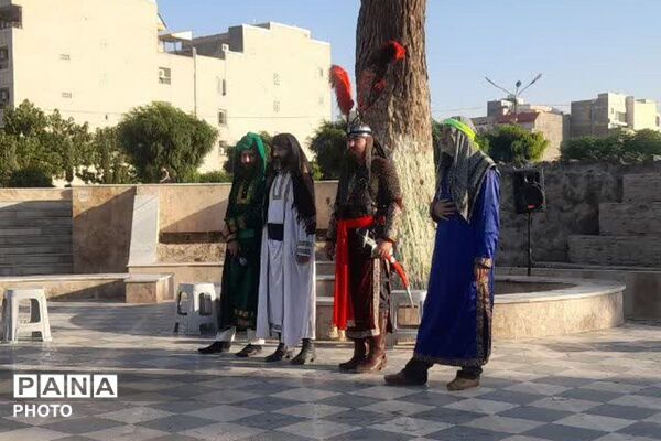 اجرای تعزیه به مناسبت دهه دوم محرم در بهارستان دو