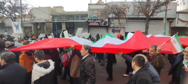 شرکت مردم شهید پرور شهرستان شیروان در راهپیمایی ۲۲ بهمن