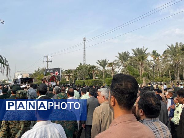 تشییع شهید مدافع امنیت در بندرعباس