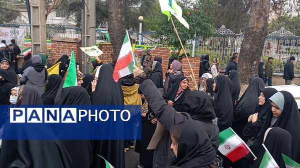 راهپیمایی ۲۲ بهمن در گلستان