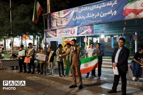 از تفسیر نهج‌البلاغه تا شورِ رجزخوانی، ضیافت دانش‌آموزان مدرسه نمونه رشد در موکب آموزش و پرورش