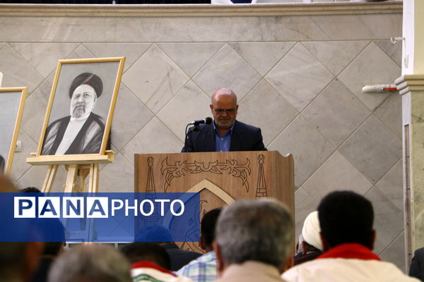 مراسم بزرگداشت شهدای خدمت در مسجد جامع شهرستان آباده 