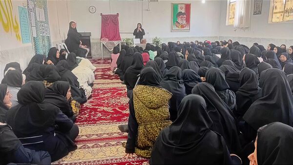 افتتاحیه جشنواره خوارزمی در دبیرستان فیاض شهرستان کاشمر