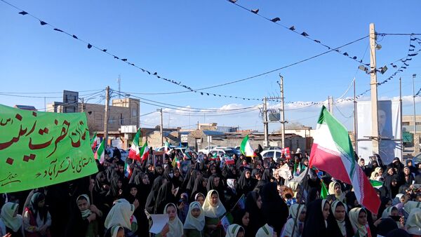 برگزاری مراسم راهپیمایی قدس در روستاهای صرم و جعفرآباد قم