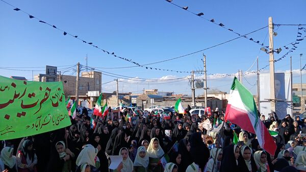 برگزاری مراسم راهپیمایی قدس در روستاهای صرم و جعفرآباد قم