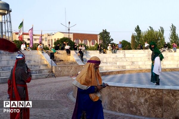 اجرای تعزیه به مناسبت دهه دوم محرم در بهارستان دو