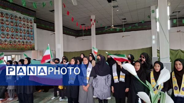 جشن روز دانش آموز دختران دبیرستان حضرت فاطمه و حضرت رقیه در مهدیه شهر بار نیشابور 