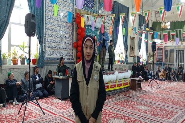 جشن انقلاب به مناسبت راهپیمایی یوم‌الله ۲۲ بهمن در مسجد جامع شهر بار