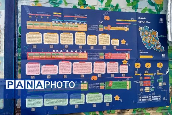 نمایشگاه ایرانمون در دبستان علی ابن ابی طالب 