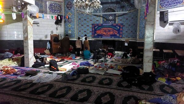 اعتکاف دانش‌آموزی در مسجد زینب کبری (س) تهران
