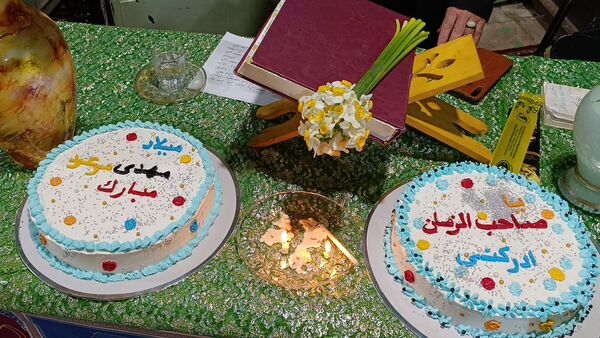 جشن ولادت امام عصر (عج)  در مسجد امام حسین شهر سفیددشت 