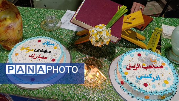 جشن ولادت امام عصر (عج)  در مسجد امام حسین شهر سفیددشت 