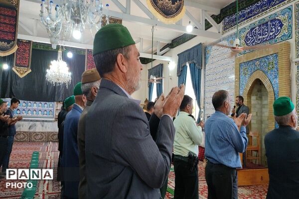 اقامه نماز عبادی سیاسی جمعه در نخستین روز از ماه محرم، مسجد جامع شهر بار