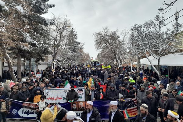 راهپیمایی باشکوه 22 بهمن در شهر فریمان
