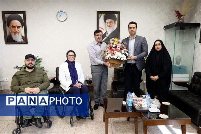 دیدار صمیمانه قهرمانان پارالمپیکی با رییس کمیته ملی پارالمپیک