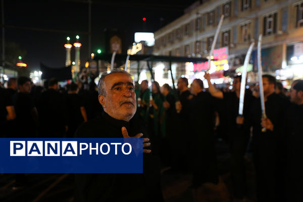 «مشق شمشیر» عزاداری سنتی نجفی‌های مقیم قم
