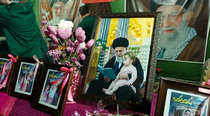 تجدید بیعت دختران جان فدای اردبیل با ولایت