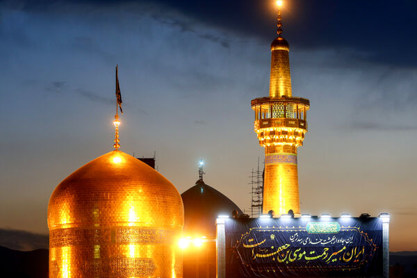 حال و هوای حرم مطهر رضوی در شب شهادت امام کاظم علیه السلام