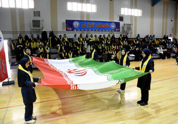 همایش یاوران انقلاب پیشتازان مقاومت در سمنان همزمان با ایام دهه فجر