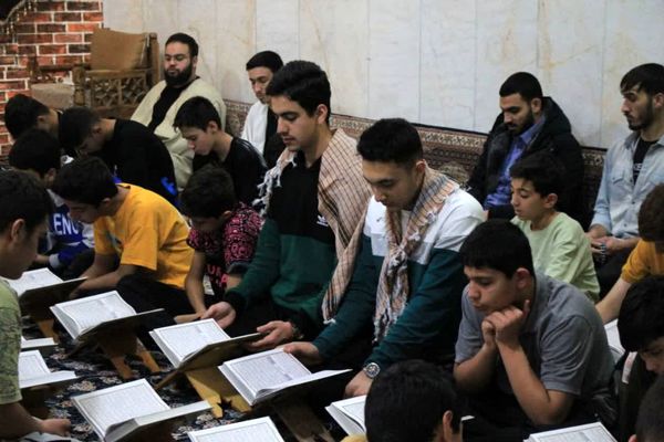 مراسم اعتکاف در مسجد سیدالشهداء رباط‌کریم