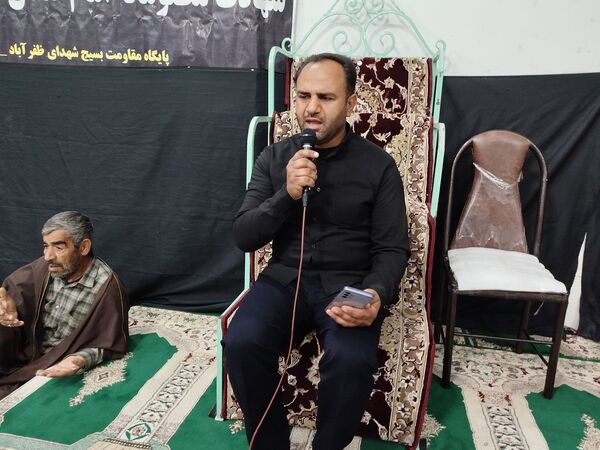 مراسم عزاداری شهادت امام جعفر صادق(ع) در روستای ظفرآباد 