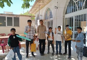 ساخت گلایدر تجربه علمی دانش‌آموزان فارسان