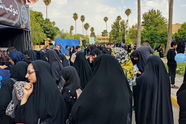 پیاده‌روی و موکب گردی کودکانه در دانشگاه صنعتی شیراز به‌مناسبت اربعین حسینی