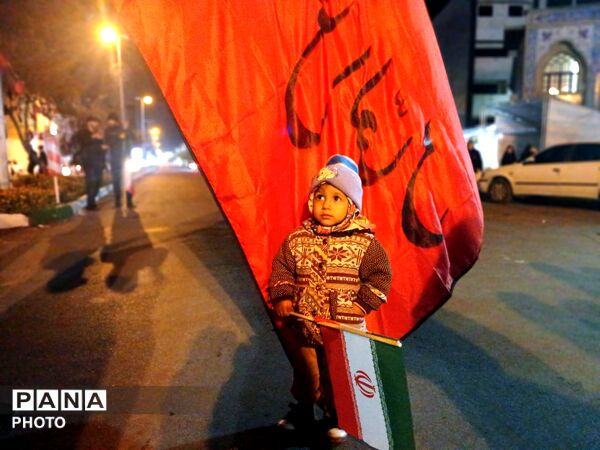 سومین شب از برپایی موکب شهدای فرهنگی و دانش‌آموزی در کردکوی 